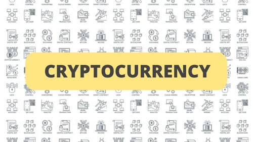 Cryptocurrency - Outline Icons
