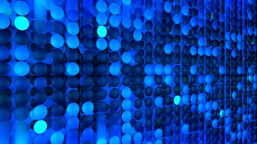 Dynamic Blue Sequin Wall Shimmering Background