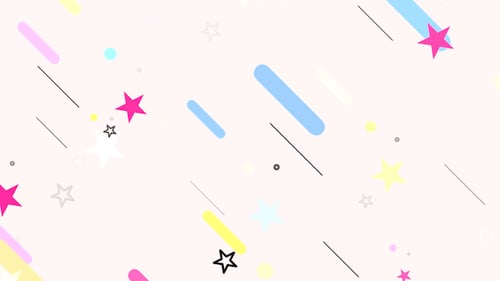 Cartoon Shooting Stars