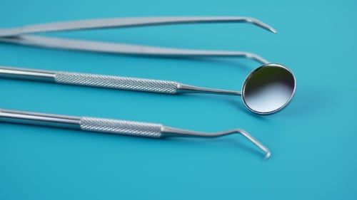 Professional Dentist Tools in Dental Office