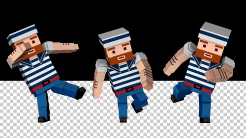 Danse de marin de dessin animé