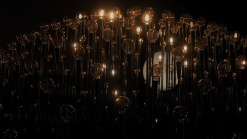 Edison Tunsteen Vintage Light Bulbs in Darkness