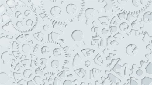 Loop Rotation Gears Background