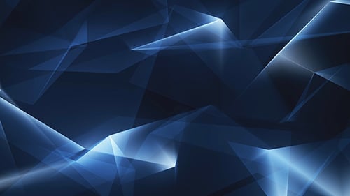 Hellblaue polygonale geometrische Brechung