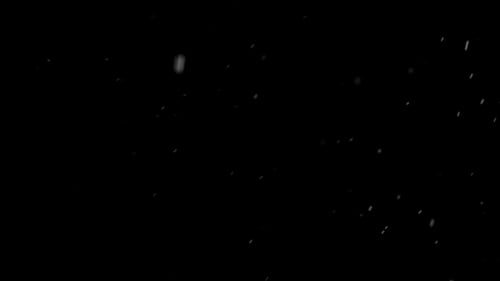 Snowing at Night