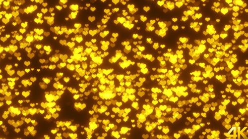 Goldener Herz-Hintergrund