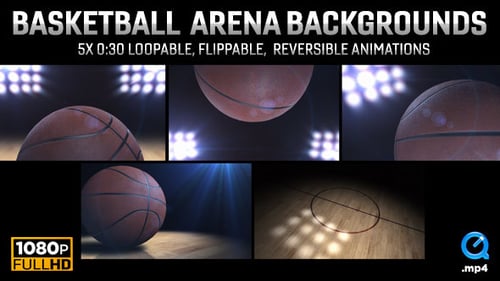 Hintergründe der College-Basketballarena | 5er-Pack (HD)