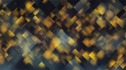 Dynamic Abstract Geometric Background Loop with Golden Squares