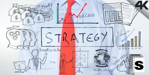 Strategy Written Over Business Graphics