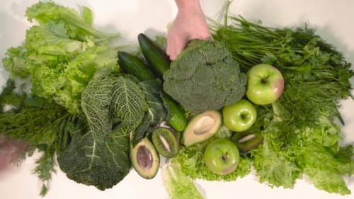 Green Fresh Food on Table