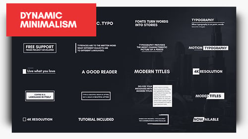Typography | Dynamic Minimalism