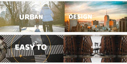 Dynamic Urban Opener with Modern Text Transitions