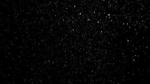 White Snow on Black