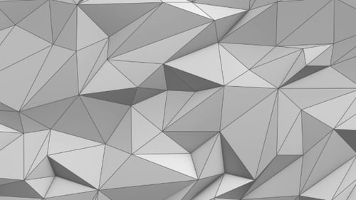 Abstract Geometric Polygons Morphing Clean Background Animation