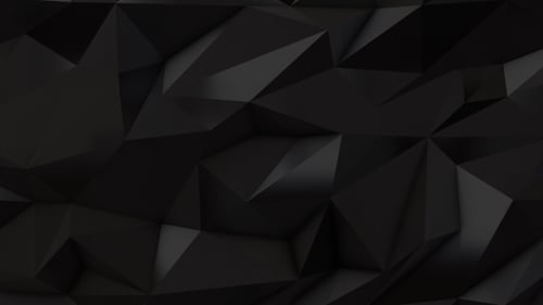 Abstract Black Geometric Polygonal Background Animation Loop