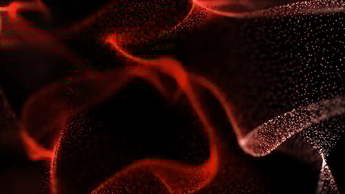 Red Sliding Particles Background Loop