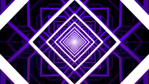 Purple Infinite Tunnel Loop