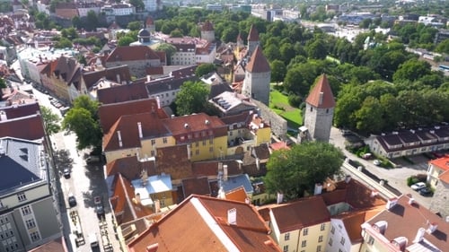 Tallinn Old Town. Capital of Estonia