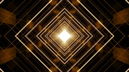 Yellow Infinite Tunnel