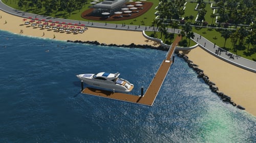 Yacht On The Sea
