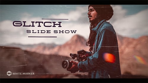 Glitch Effects Slideshow for Dynamic Presentations