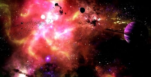 Planet des Weltraums