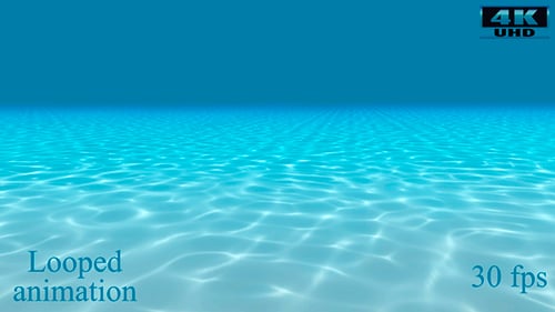Sunlight Reflection On the Bottom Of the Sea