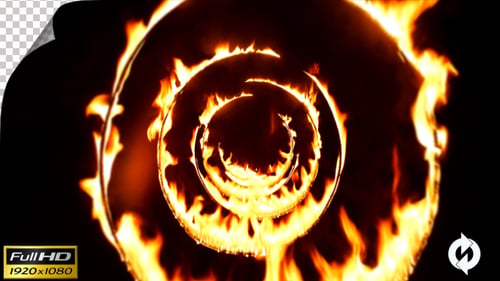 Durch den Fire Circle Tunnel fliegen - Hintergrundschleife