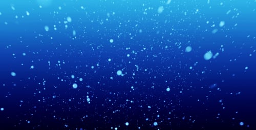 Underwater Glittering Particles