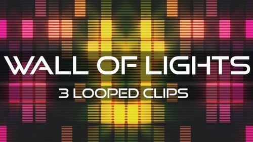 Striped Wall Of Light VJ Loop