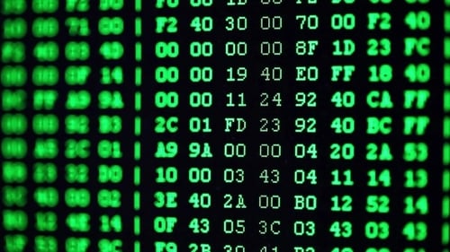 Oscillogramme sur l'écran du PC