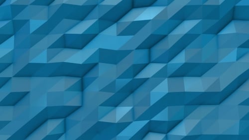 Blauer abstrakter Low-Poly-