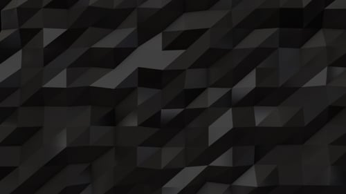 Black Abstract Low Poly Triangle Background