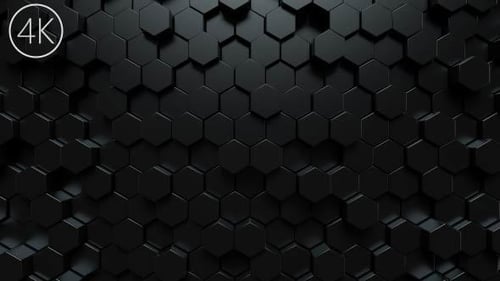Fundo de hexágonos escuros