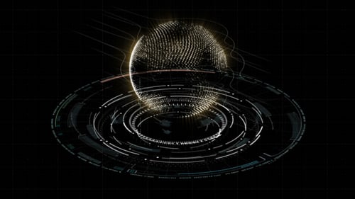 Interfaz de usuario de alta tecnología Head Up Display Energy Globe