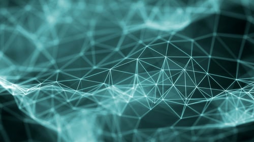 Arrière-plan de la surface du plexus en boucle