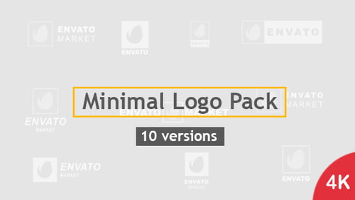Minimalist Clean Logo Animation Reveal Pack