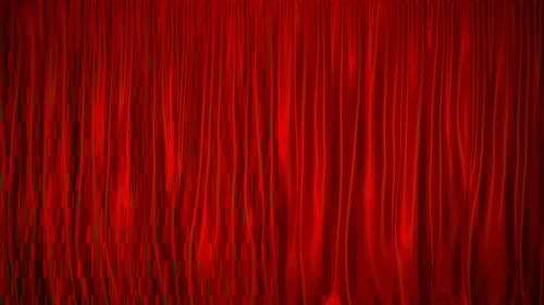 Luxurious Red Velvet Stage Curtains Looping Animation