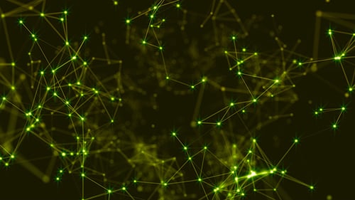 Moderne goldfarbene geometrische Hintergrundschleife