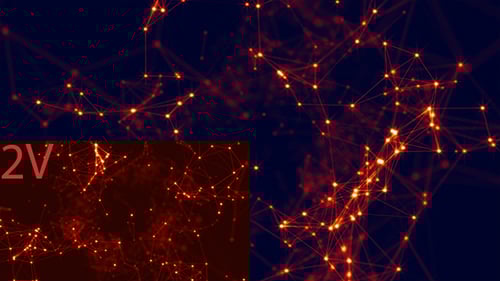 Modern Red Geometrical Background Loop