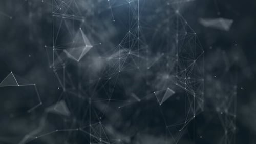 Abstract Digital Network Connection Background Loop