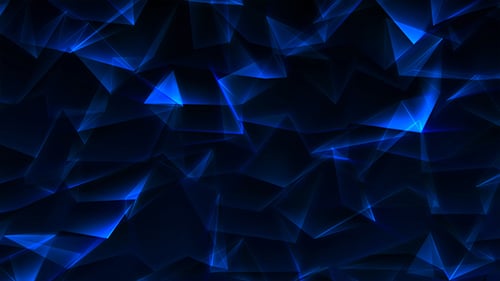 Abstract Blue Geometric Lines Network Loop Background