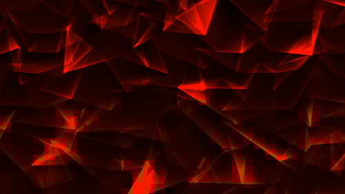 Glowing Red Abstract Geometric Network Background Animation