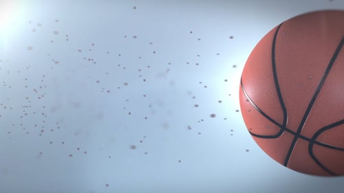 Dynamic Sports Balls Flying with Particle Trails Animation Pack