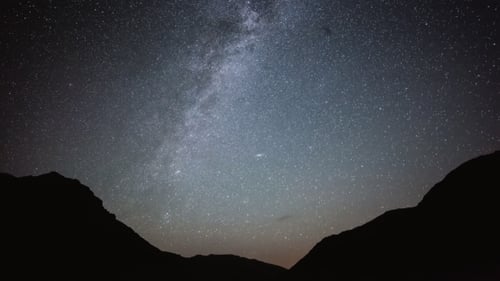 Star Trails of the Milky Way Galaxy