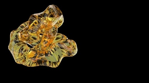 Yellow Oily Drop Able To Loop