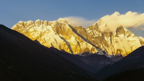 View of Everest on the Way To Everest Base Camp - Nepal