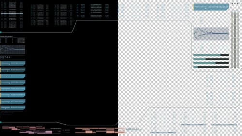 Hi Tech User Interface HUD With Alpha 07