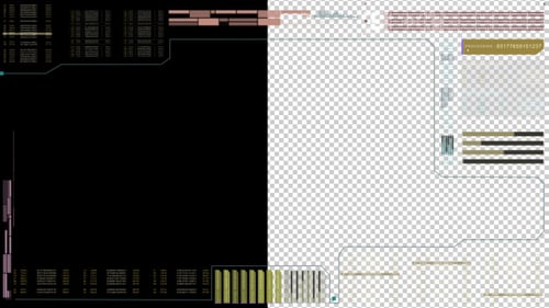 Hi Tech User Interface HUD With Alpha 08