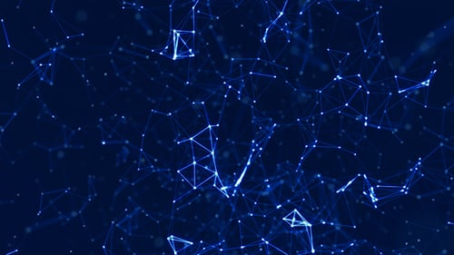 Blue Modern Plexus Background